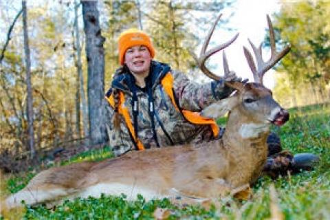 News & Tips: A Patient Hunter Tags Her Biggest Buck!...