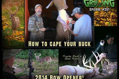 News & Tips: First Bow Hunt of the Season & How to Cape-Out a Buck (video)...