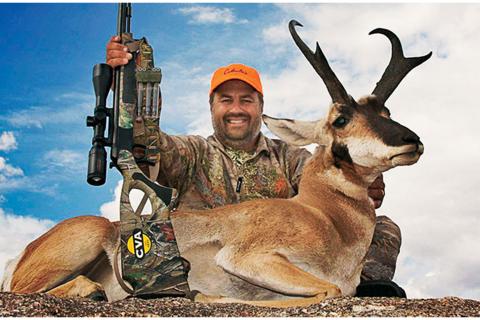 antelope hunt with cva muzzleloader