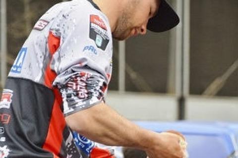 Brandon Palaniuk at the 2015 Bassmaster Classic by Brandon Palaniuk at the 2015 Bassmaster Classic ...