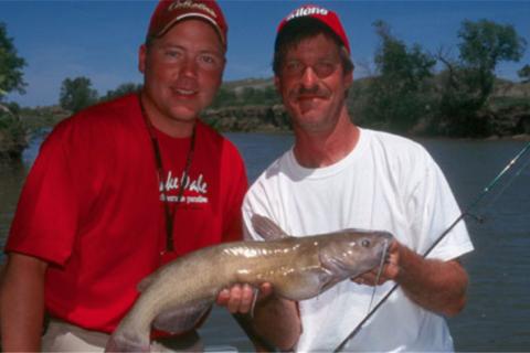 Two catfish anlers