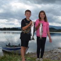 friends fishing