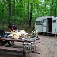 All Set Up at Camp