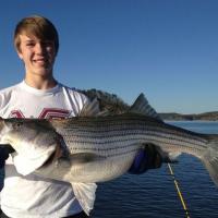 son's first stripe - 18lbs.