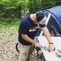 Fish Cleaning in Camp