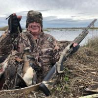 Charlie's been duck hunting